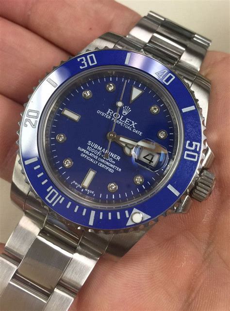 blue faced rolex watches|rolex blue bezel.